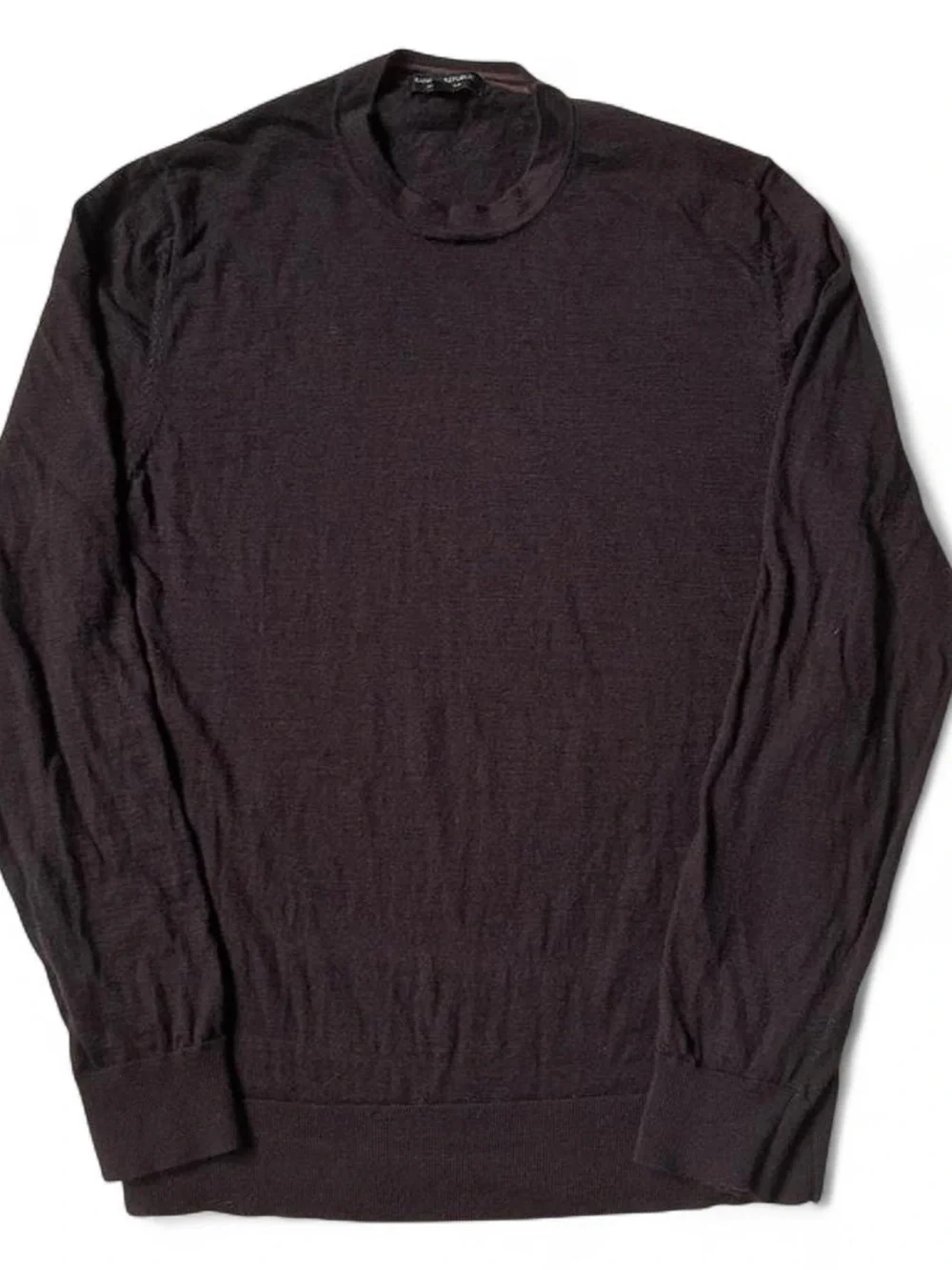 Banana Republic merino wool brown stretchy lightweight sweater